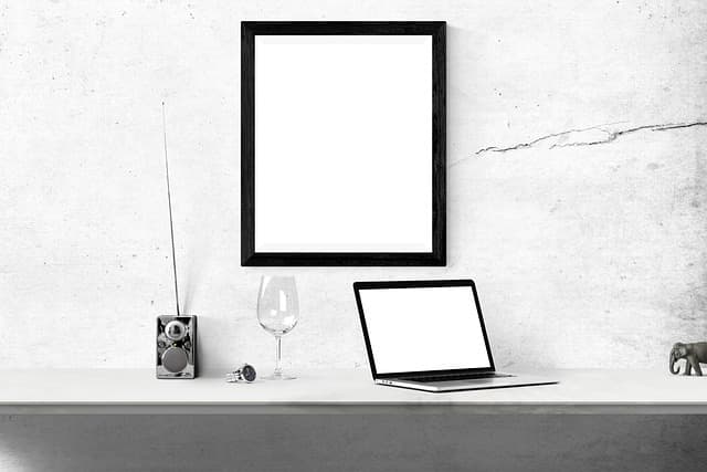 poster mockup, mockup, poster, frame, template, interior, photo, blank, space, desk, presentation, stock, photo frame, picture, wall