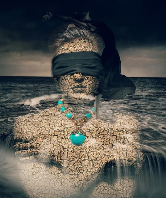 woman, dream, nature, sea, fantasy, person, editorial use